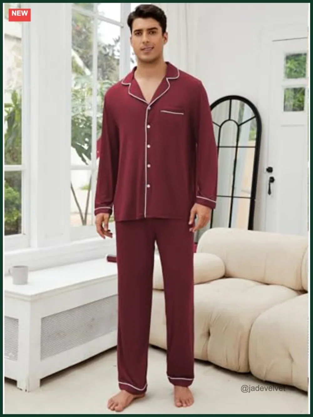 Button Down Pajama Set Short Sleeve Shorts Modal Soft Sleepwear with Pockets